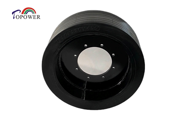 浙江铣刨机专用压配式实心轮胎厂家22x10x16 SM SMT2