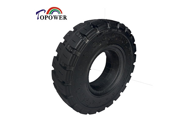 6.00-9侧孔叉车、扫地机实心轮胎